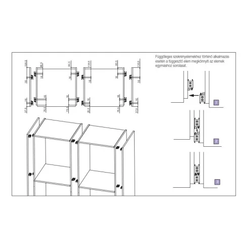 GOLA PROFILRENDSZER 80/G39.AL07 PROFIL 4200x66,4x17mm DUPLA ALUMÍNIUM 10000692050