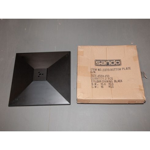 BISZTRÓ ASZTALLÁB 33119 BISZTRÓLÁB 730 mm, TALP: 450x450mm FEKETE 10001522260