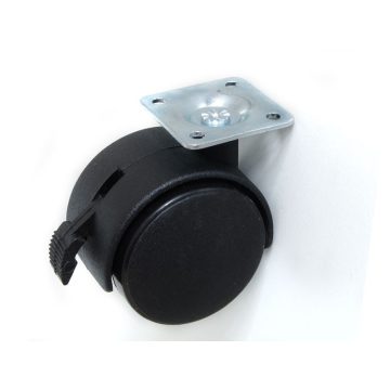   BELTÉRI BÚTORGÖRGŐ 06107 TALPAS, FÉKEZŐS 50mm  30kg FEKETE 10002301260