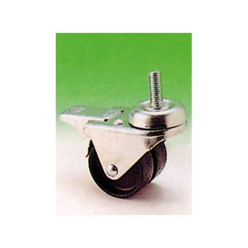   BELTÉRI BÚTORGÖRGŐ 032/N  FÉKEZŐS MENETES CSAPOS 50mm  60kg FEKETE 10002305050