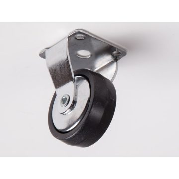   BELTÉRI BÚTORGÖRGŐ 222/N.40 FIX TALPAS FÉM KÖZEPŰ 40mm  15kg FEKETE 10002305071