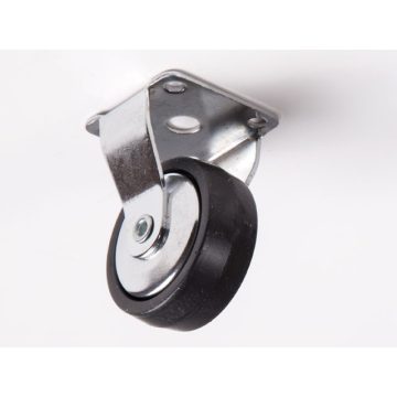   BELTÉRI BÚTORGÖRGŐ 222/N.50 FIX TALPAS FÉM KÖZEPŰ 50mm  20kg FEKETE 10002305081