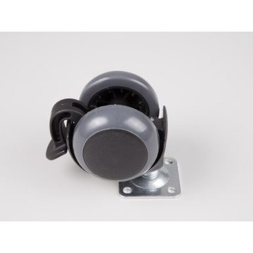   BELTÉRI BÚTORGÖRGŐ 311/MF.050 FÉKEZŐS TALPAS 50mm  35kg FEKETE-SZÜRKE 10002305240