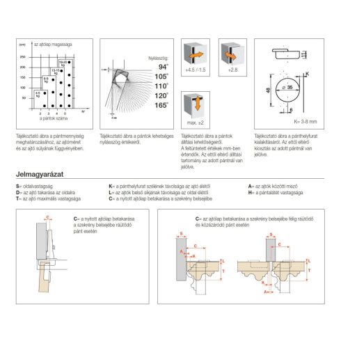 BÚTORPÁNT SALICE C2ABW99 -30 FOKOS RÁÜTŐDŐ NORMÁL NIKKEL 10002701301