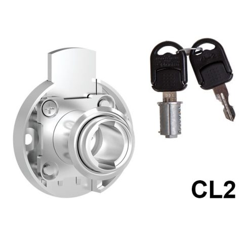 CL BÚTORZÁR 708-CL2 FIÓKZÁR D=39,4mm NIKKEL 10003230100