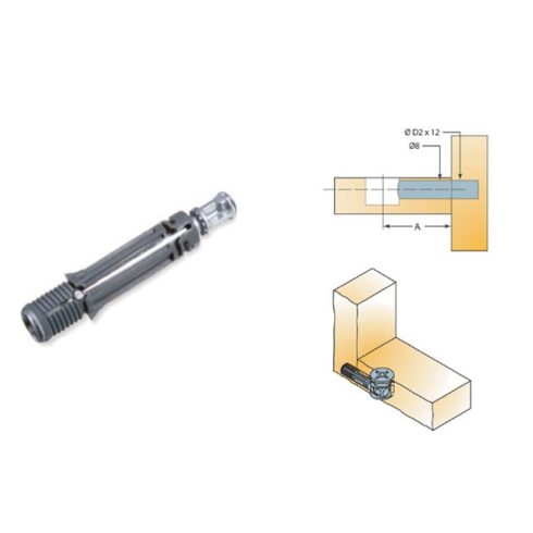 ÖSSZEHÚZÓ EXCENTERSZÁR GYORSSZERELŐS 8x34mm FÉM 10003315030