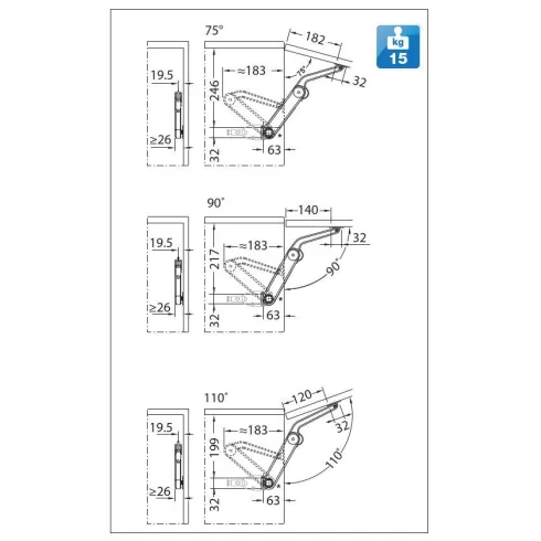 HAFELE FELNYÍLÓ 3675 014 001 MAXI D FAAJTÓHOZ NIKKEL 10003330035