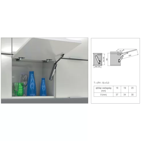 FDS FELNYÍLÓ FDS TSE FELNYÍLÓ VASALAT 1-4,3kg-ig NIKKEL 10003337220