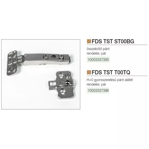 FDS FELNYÍLÓ FDS TST T00TQ PÁNTALÁTÉT ÖSSZEKÖTŐ PÁNTHOZ NIKKEL 10003337396
