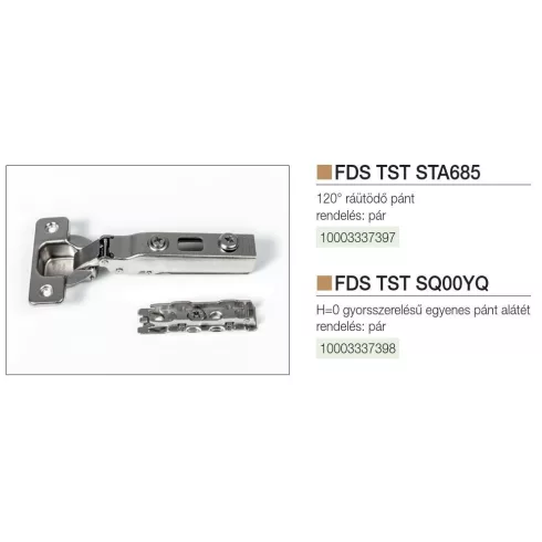 FDS FELNYÍLÓ FDS TST STA685 PÁNT 120 FOKOS NIKKEL 10003337397