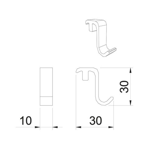 KÜLSŐ FÉMRÁCS "HANG" FÜGGESZTETT KERET (POLC, TÖRLŐTARTÓ, 3 DB AKASZTÓ) 900x420x50MM FEKETE 10006270310
