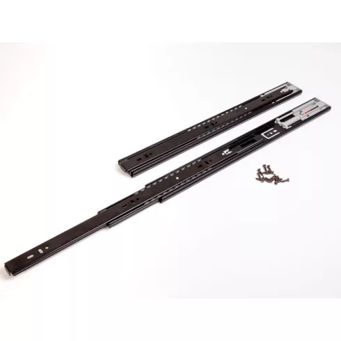 GOLYÓS FIÓKCSÚSZÓ HOME BOX HB45 COMFORT PO BLACK 45mm PUSH-OPEN 450mm TEHERB.:35kg FEKETE 10006611740