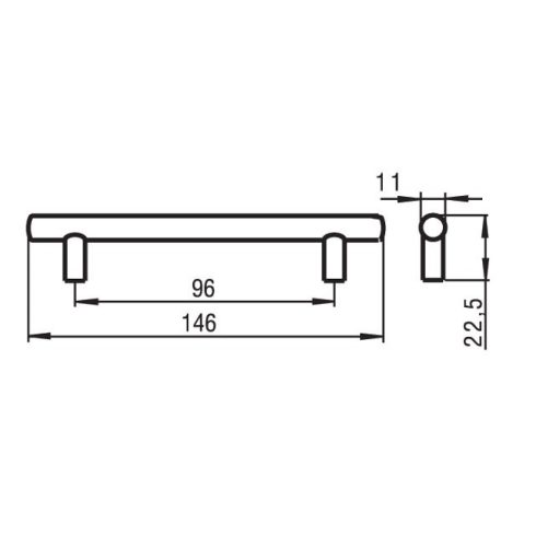 BÚTORFOGANTYÚ 1021-146 96 ANTIKOLT BRONZ 10007300028