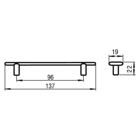 BÚTORFOGANTYÚ 1053-140 KÉS 96 ANTIKOLT BRONZ 10007418848