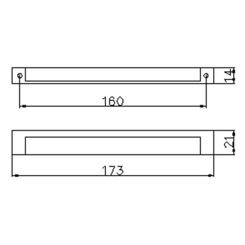 BÚTORFOGANTYÚ 8086-172 160 WENGE-MATT KRÓM 10007432370