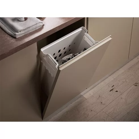 FŰRDŐSZOBAI TÁROLÓ LAB1RIBAC SZENNYESKOSÁR FELFOGATÓ NÉLKÜL 40 L, 222x438x504 mm FEHÉR 10010002000