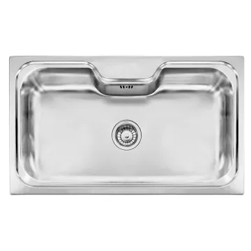 CM MOSOGATÓ EUREKA 1 MEDENCE 860x510mm ACÉL 10012130050