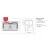 CM MOSOGATÓ EUREKA 1 MEDENCE 860x510mm ACÉL 10012130050