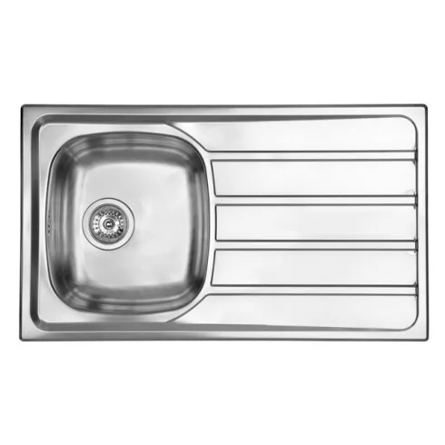 CM MOSOGATÓ UNIVERSAL 1 MEDENCE+CSEPEGTETŐ 860x500mm ACÉL 10012130120