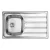 CM MOSOGATÓ UNIVERSAL 1 MEDENCE+CSEPEGTETŐ 860x500mm ACÉL 10012130120