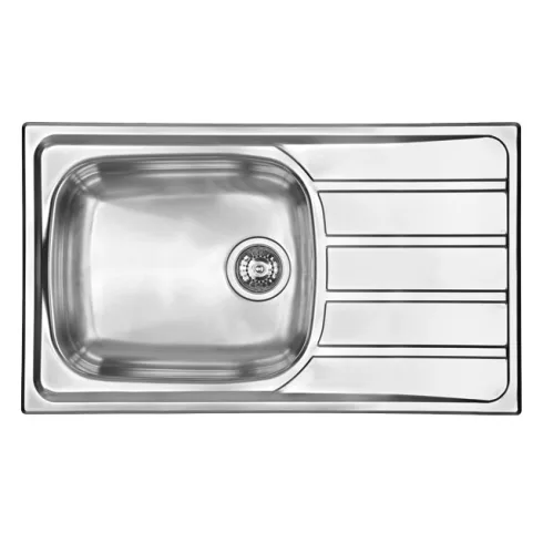 CM MOSOGATÓ UNIVERSAL 1 MEDENCE+CSEPEGTETŐ 860x500mm ACÉL 10012130130