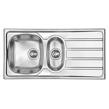   CM MOSOGATÓ UNIVERSAL 1,5 MEDENCE+CSEPEGTETŐ 1000x500mm ACÉL 10012130300
