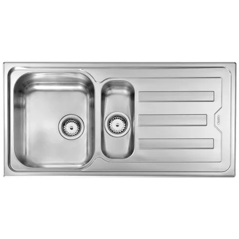 CM MOSOGATÓ CRISTAL 1,5 MEDENCE+CSEPEGTETŐ 1000x500mm ACÉL 10012130320