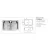 CM MOSOGATÓ CRISTAL 2 MEDENCE 790x500mm ACÉL 10012130530