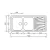 CM MOSOGATÓ COMETA 2 MEDENCE+CSEPEGTETŐ 1160x500mm ACÉL 10012130710