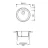   GRAWA GRÁNIT MOSOGATÓ GRAWA PT2-5110T ÁTM: 510mm BARNA 10012150003