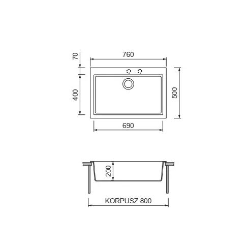 GRAWA GRÁNIT MOSOGATÓ GRAWA PT5-7610S 760x500mm SZAHARA 10012150042