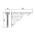 POLCTARTÓ WRM800.150.00AN 150x115mm ANTIK NIKKEL 10013511010