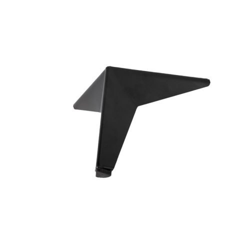 FÉM DESIGN LÁB 19555 DÖNTÖTT SZÖGLETES 130mm MATT FEKETE 10014110490