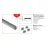   VILÁGÍTÁSTECHNIKAI KIEGÉSZÍTŐ ZÁRÓKUPAK APEX DARK PROFILHOZ SZÜRKE 10015608440