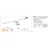 LED VILÁGÍTÁS AALTO 8W, L=500mm KRÓM 10015608640