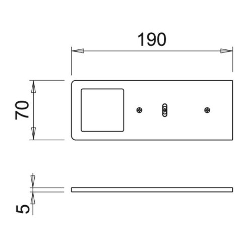 LED  VILÁGÍTÁS POLAR SE SDM 5W NW ALUMÍNIUM 10015608830