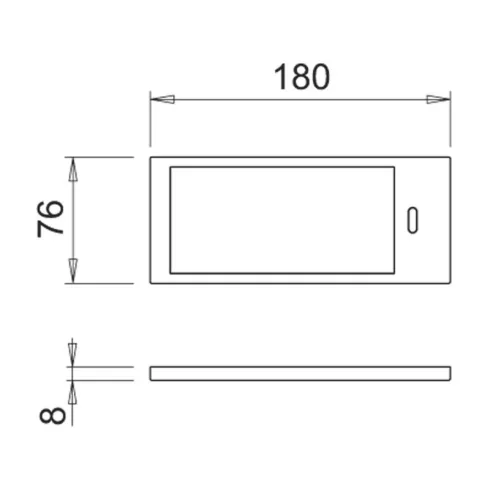 LED  VILÁGÍTÁS K-PAD SDM 5W NW FEKETE 10015608931
