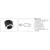 LED VILÁGÍTÁS UNIKA 4.5W 2700-4000K 24V DC D=75mm 230V-OS DUGALJJAL FEKETE 10015610020