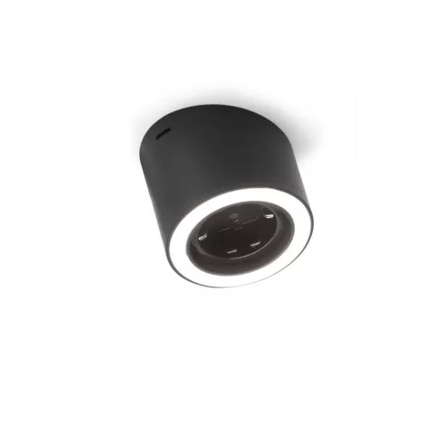 LED VILÁGÍTÁS UNIKA 4.5W 2700-4000K 24V DC D=75mm 230V-OS DUGALJJAL FEKETE 10015610020