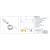 LED VILÁGÍTÁS HIDDI 3.1W 3900K 24V DC IR-ÉRZÉKELŐVEL+ÖNTAPADÓS KÁBELCSATORNÁVAL 98x25x15mm FEHÉR 10015610040