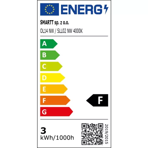 LED VILÁGÍTÁS OL14NW NATURAL WHITE SZÁLCSISZOLT ACÉL 10015621165