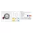   LED VILÁGÍTÁS OL14 IR WARM WHITE SZÁLCSISZOLT ACÉL 10015621172