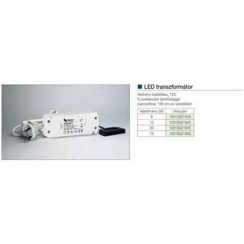 LED VILÁGÍTÁS SLD30WpAMP LED TRANSFORMÁTOR FEHÉR 10015621955