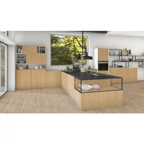 EGGER W908 ST2 Bázis Fehér Prégelt 2800x2070x18mm Lam.flap