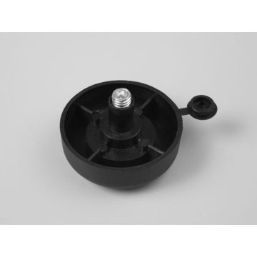 Szint.láb 50x17mm fekete 43107 10010402500