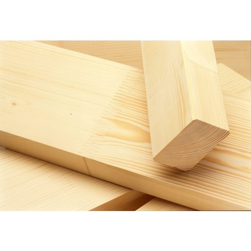 KVH Lucfenyő,ipari kivitel C24 Spruce 13000x80x140mm Industial quality