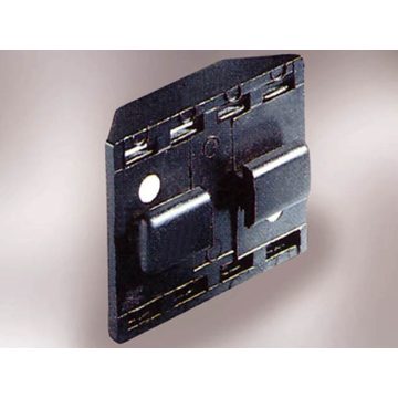   MŰANYAG SZEKRÉNYLÁB 228 CSAPOS KLIPTALP - FEKETE 10014101600