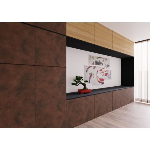 FALCO Y689 FS26 Sötét Othello Kőris 2800x2070x18mm Lam.flap