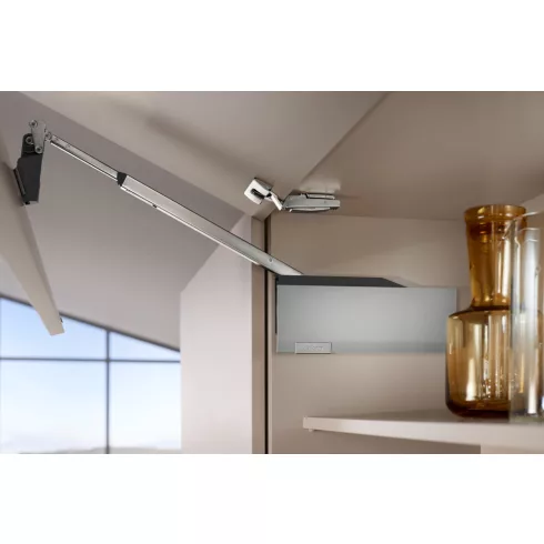 Blum Aventos HF top Világos szürke TF=10000-19300 | KH=840-1200 | 22F2800