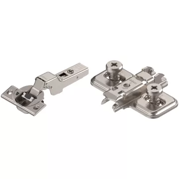   Blum Clip Top Blumotion 110° félig ráütődő pánt + keresztalakú talp 0mm EU csavarral